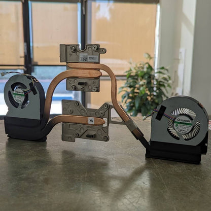 Dell OEM Precision 7510 M7510 CPU Graphics Cooling Heatsink Fan Assembly 44PG6