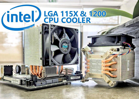 High Performance Cooler Master Gaming CPU Cooler + Fan for LGA 1151 LGA 1200