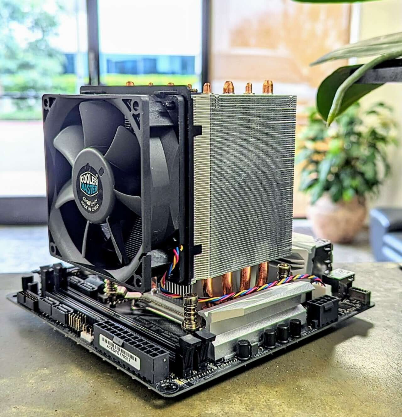 High Performance Cooler Master Gaming CPU Cooler + Fan for LGA 1151 LGA 1200