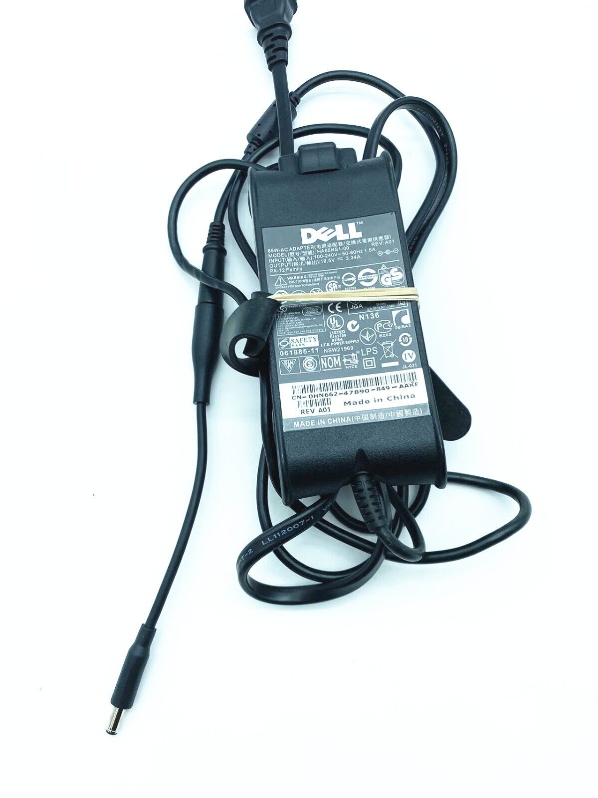 OEM Adapter Charger 65W Dell OptiPlex 3040 7040 5050 7050 3070 3060 9020M Micro