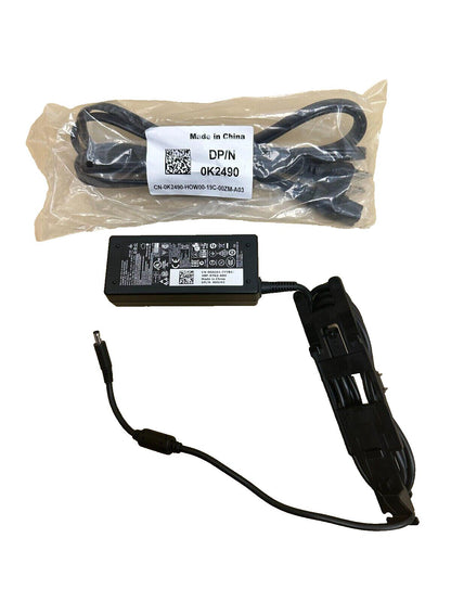New Dell 19.5V 65W AC Adapter Small Tip 4.5/3.0mm G6J41 Power Supply+K2490 Cord