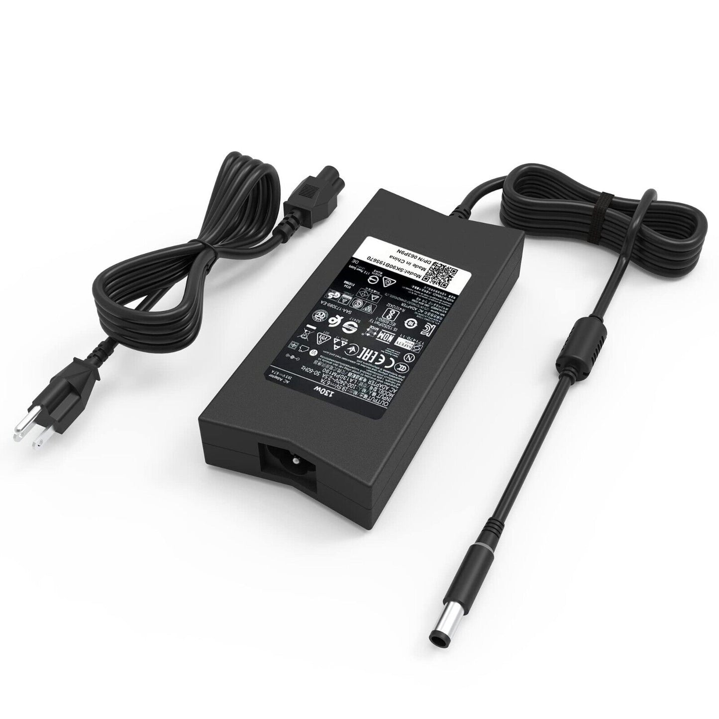 Genuine Dell 130w Docking Station AC Charger | Dell 130w Power Brick w/ C5 CORD