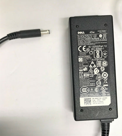 Dell Laptop Adapter Charger KXTTW, 45W Power Charger 19.5V 2.31A 4.5*3.0mm OEM