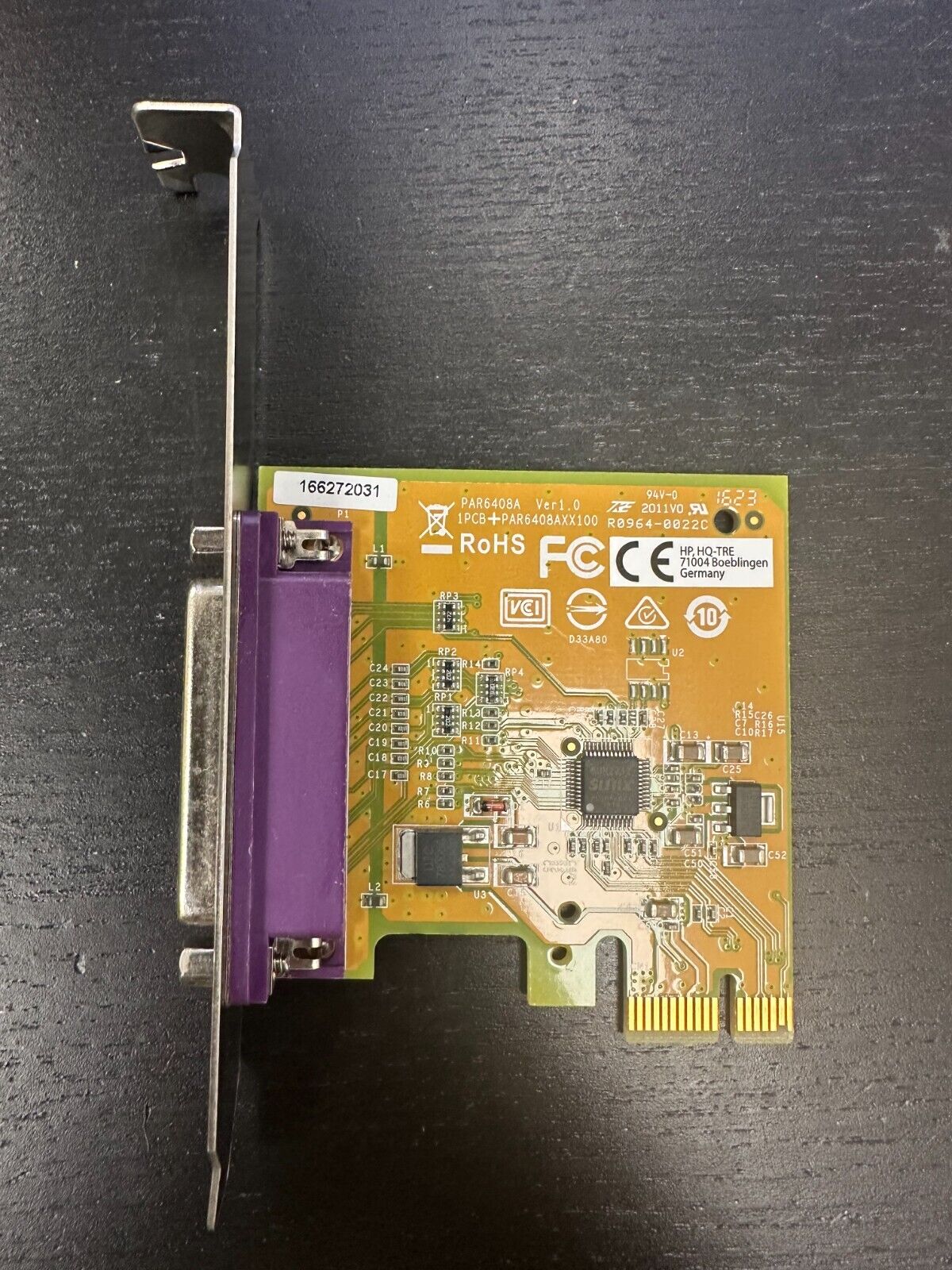 Port Card 801549-001 LONG /00HV201 HP Parallel PCIe X1 797601-001