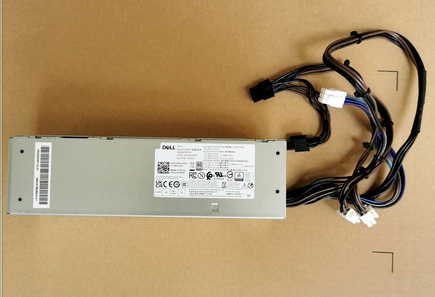 New Platinum Power Supply PSU For Dell G5 XPS 8940 500W D500EPM-00