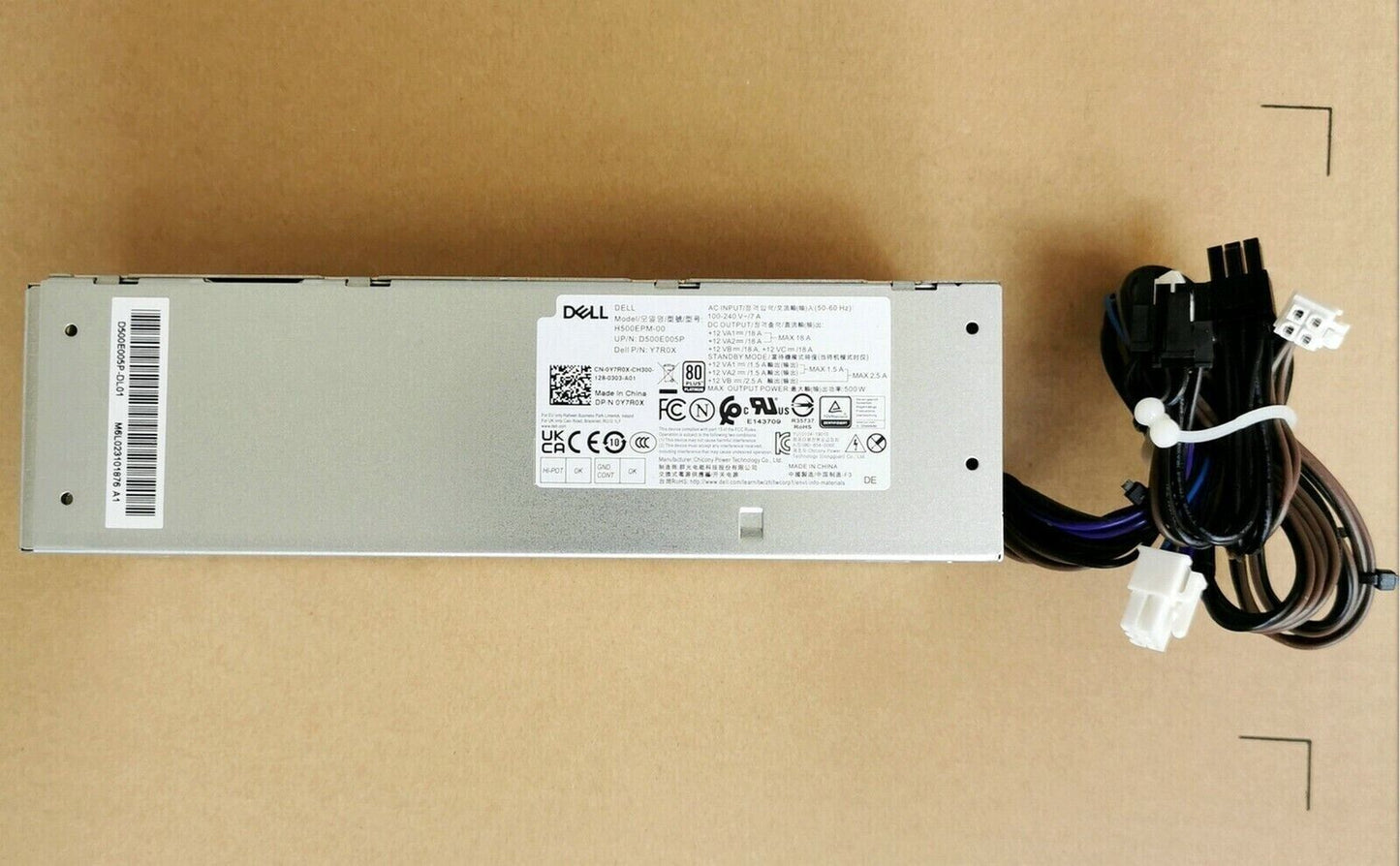 New Platinum Power Supply PSU For Dell G5 XPS 8940 500W D500EPM-00