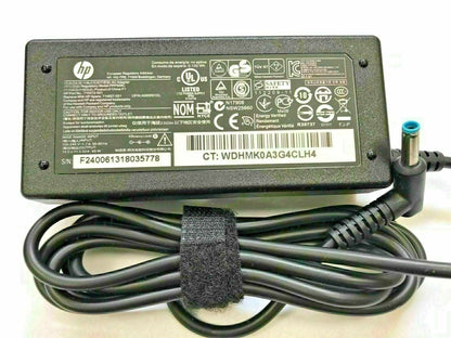 HP Laptop AC 65W Adapter Power 3.33A Charger 19.5V Power Cord Blue tip FAST