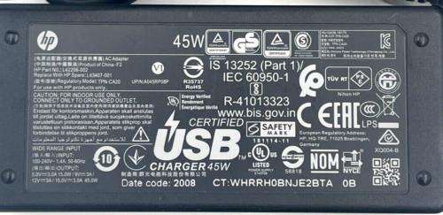 LOT 10 OEM USB Type-C 45W HP Chromebook Lenovo Dell Acer Samsung Laptop Charger