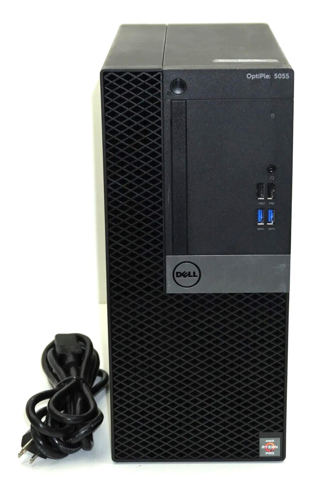 Dell OptiPlex 5055 MT AMD RYZEN 5 Pro 16GB DDR4 512GB SSD Windows 10 Pro WIFI