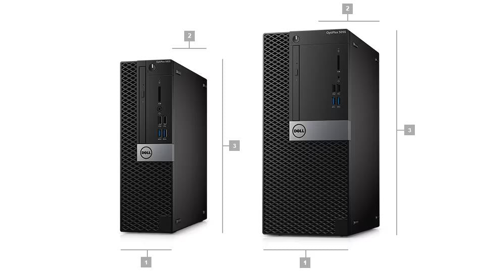 Dell OptiPlex 5055 MT AMD RYZEN 5 Pro 16GB DDR4 512GB SSD Windows 10 Pro WIFI