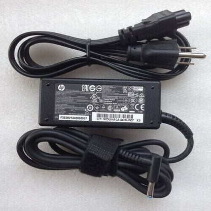 Genuine HP laptop AC Adapter Power Supply charger 19.5V 45W blue tip 741727-001