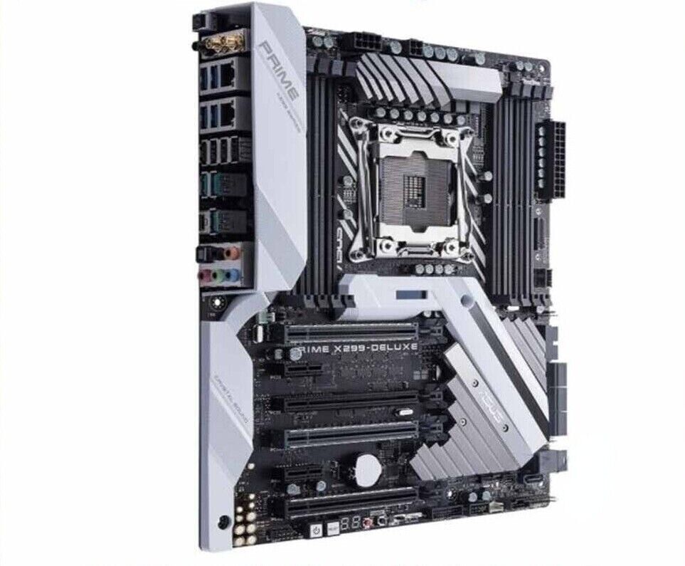 ASUS Prime X299-Deluxe Motherboard Intel LGA2066 DDR4 Dual LAN With I7-7800X CPU