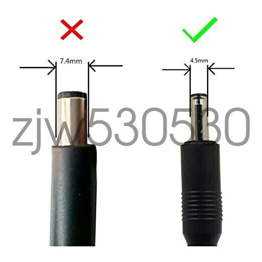 Genuine Original OEM 90w for Dell 19.5v 4.62a AC Adapter 4.5mm x 3.0mm - RT74M