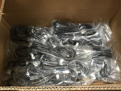 Lot 50 Dell Volex V1625 10ft Jumper Extension Power Cord cable 10A 250V 0GGYF