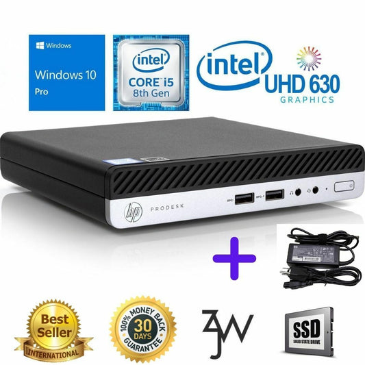 HP ELITEDESK 800 G4 DM MINI PC I5-8500T 512GB SSD 16GB WIN10 WIFI AC Adapter