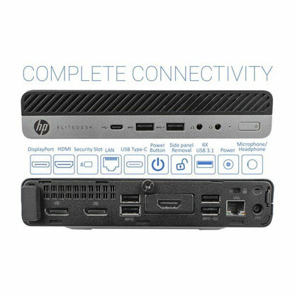 HP ELITEDESK 800 G4 DM MINI PC I5-8500T 512GB SSD 16GB WIN10 WIFI AC Adapter