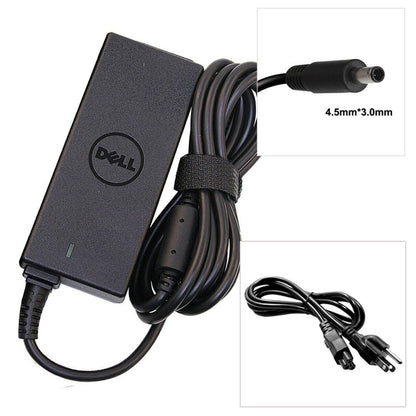 Dell Inspiron 15 3000 5000 Series 45W Replacement AC Adapter Charger 4.5X3.0MM