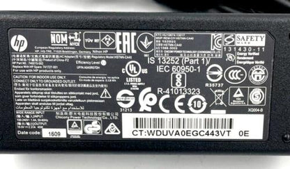 LOT 5 Genuine HP laptop AC Adapter charger 19.5V 45W blue tip 741727-001
