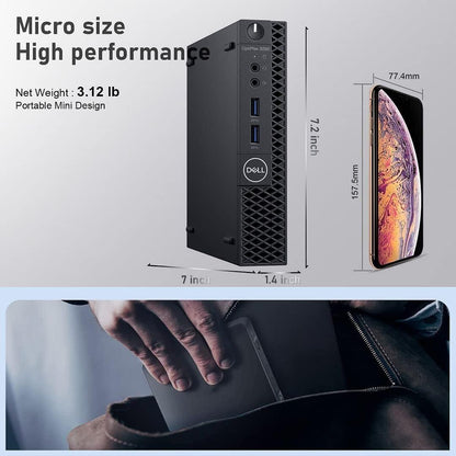 Dell Desktop i5 Computer Mini Pc Up To 16GB RAM 1TB SSD HDD Windows 10 Pro Wi-Fi