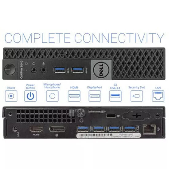 Dell Desktop i5 Computer Mini Pc Up To 16GB RAM 1TB SSD/HDD Windows 10 Wi-Fi