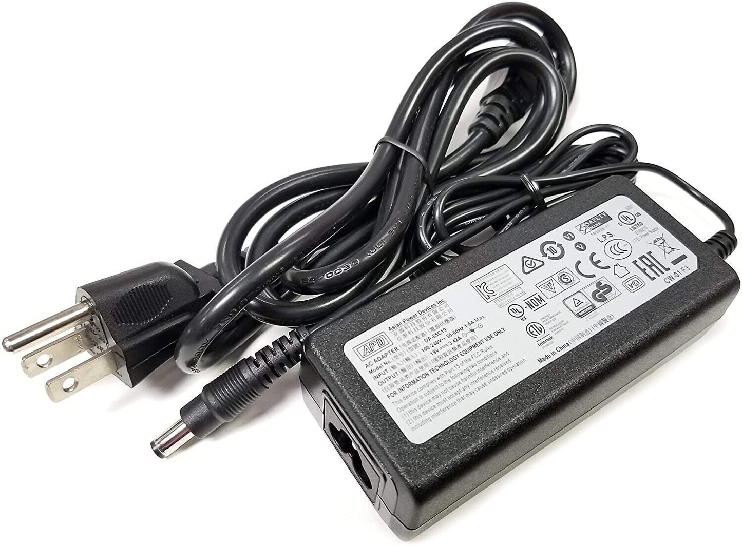 19v 3.42A AC Power Supply 3.42 Amp 19 Volt Adapter Charger LCD Screen 5.5x2.5mm