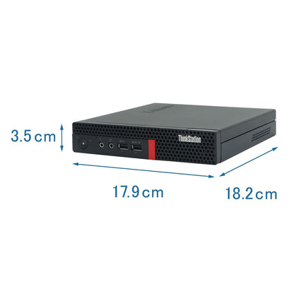 Lenovo ThinkStation P320 Tiny Micro PC i7-7700T 32GB 960GB NVMe P600 Win 10