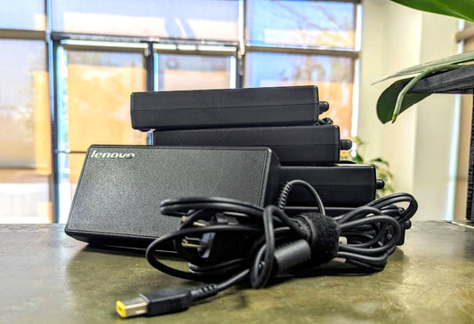 Lot of 3 Genuine Lenovo 230W AC Power Adapter Charger Yellow Square Tip