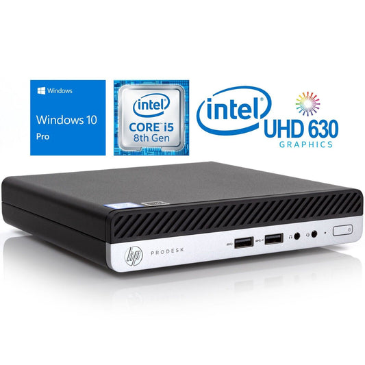 HP EliteDesk 400 G4 MINI Tiny micro PC I7 I5-8500T 512GB SSD 16GB WIN10 WIFI AC