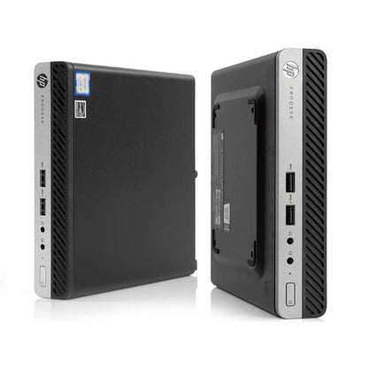 HP EliteDesk 400 G4 MINI Tiny micro PC I7 I5-8500T 512GB SSD 16GB WIN10 WIFI AC
