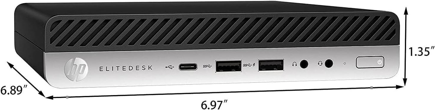 HP 800 G4 DM Micro Mini PC i7 8700T 16GB RAM 512GB SSD Windows 11 WiFi