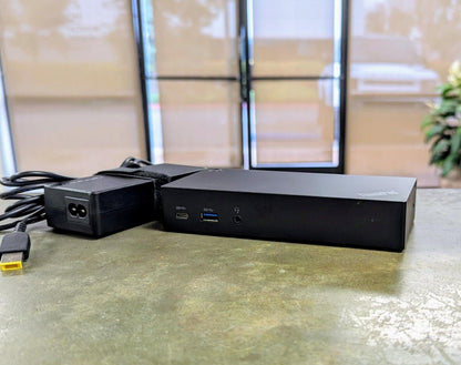 Lenovo thinkpad usb-c Dock Docking Station dk1633 with 90w AC Power Adapter