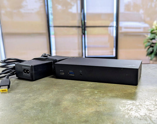 Lenovo thinkpad usb-c Dock Docking Station dk1633 with 90w AC Power Adapter