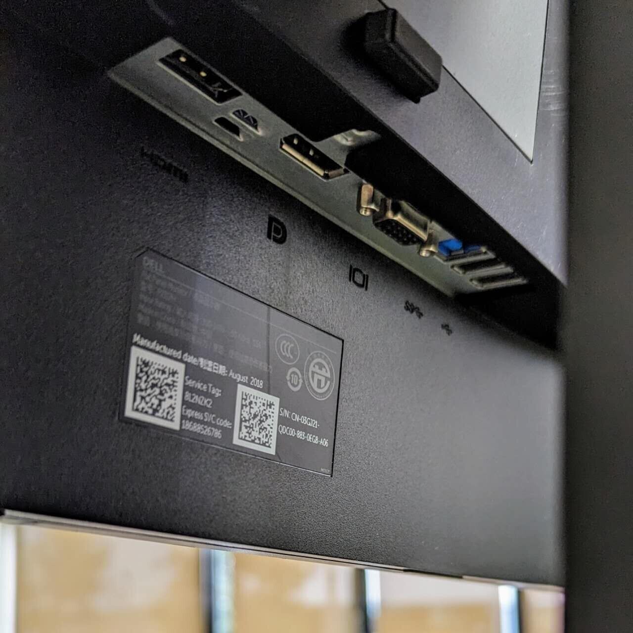 Dell P2317H 23" Full HD 1080p LED Backlit LCD Monitor With Stand and power cable