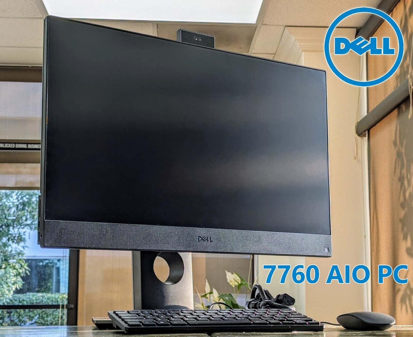 Dell OptiPlex 7760 FHD AIO i7-8700 16GB 512GB SSD+750GB HDD GTX 1050 Win11 WiFi