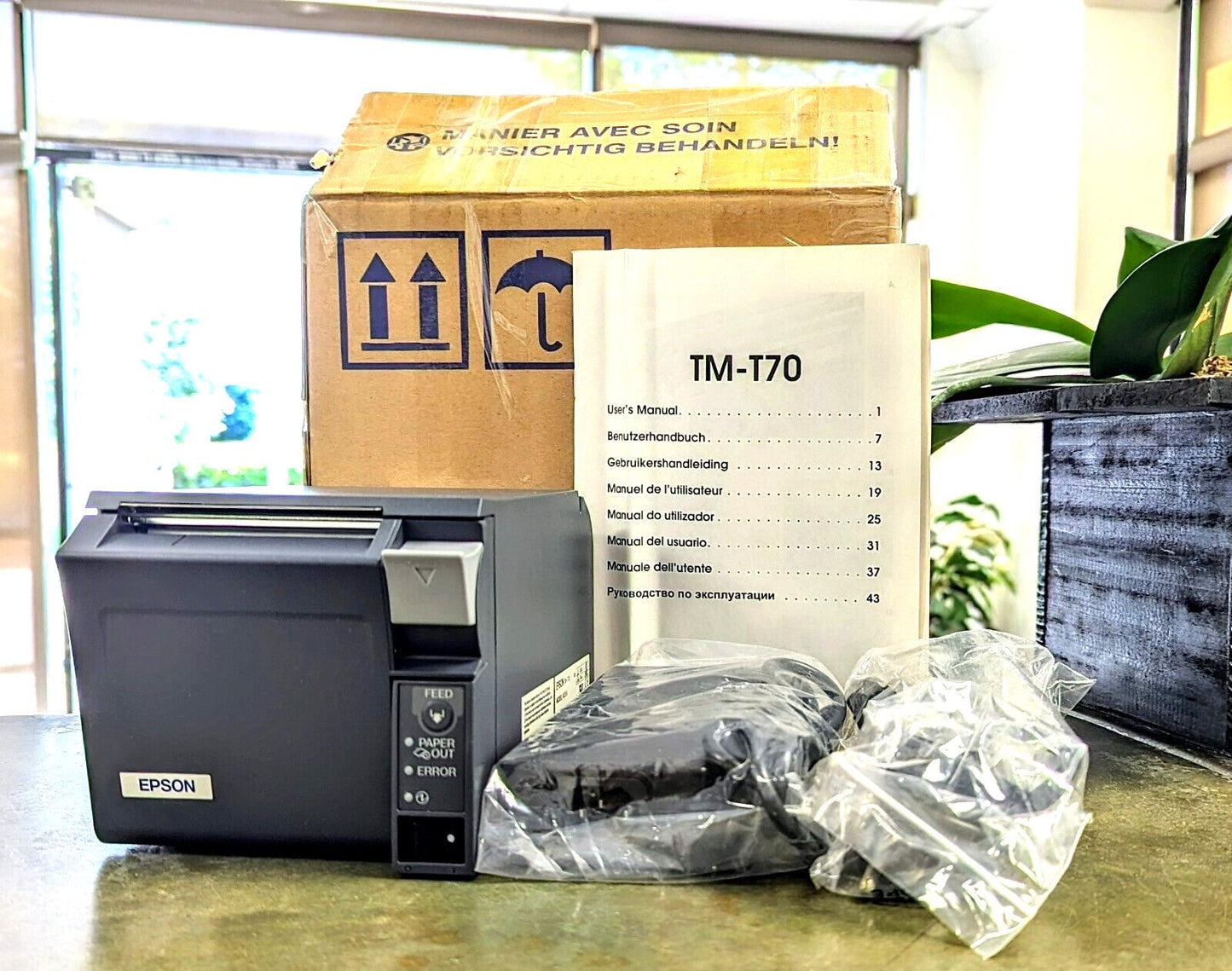 Epson TM-T70 POS Thermal Receipt Printer Model M225A C31C637134