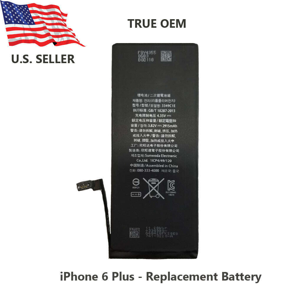 Original Apple iPhone 6 Plus Battery Replacement - For iPhone 6 Plus - 2915mAh