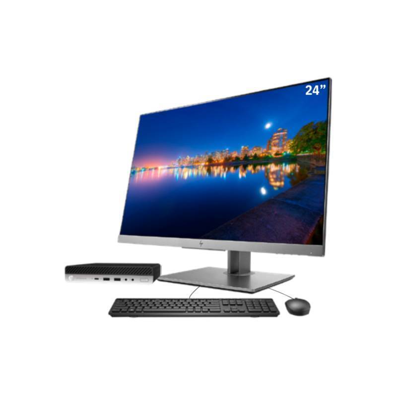 HP mini Computer PC i5 up to 32GB RAM 2TB SSD 24" monitor Windows 11 or 10 WiFi