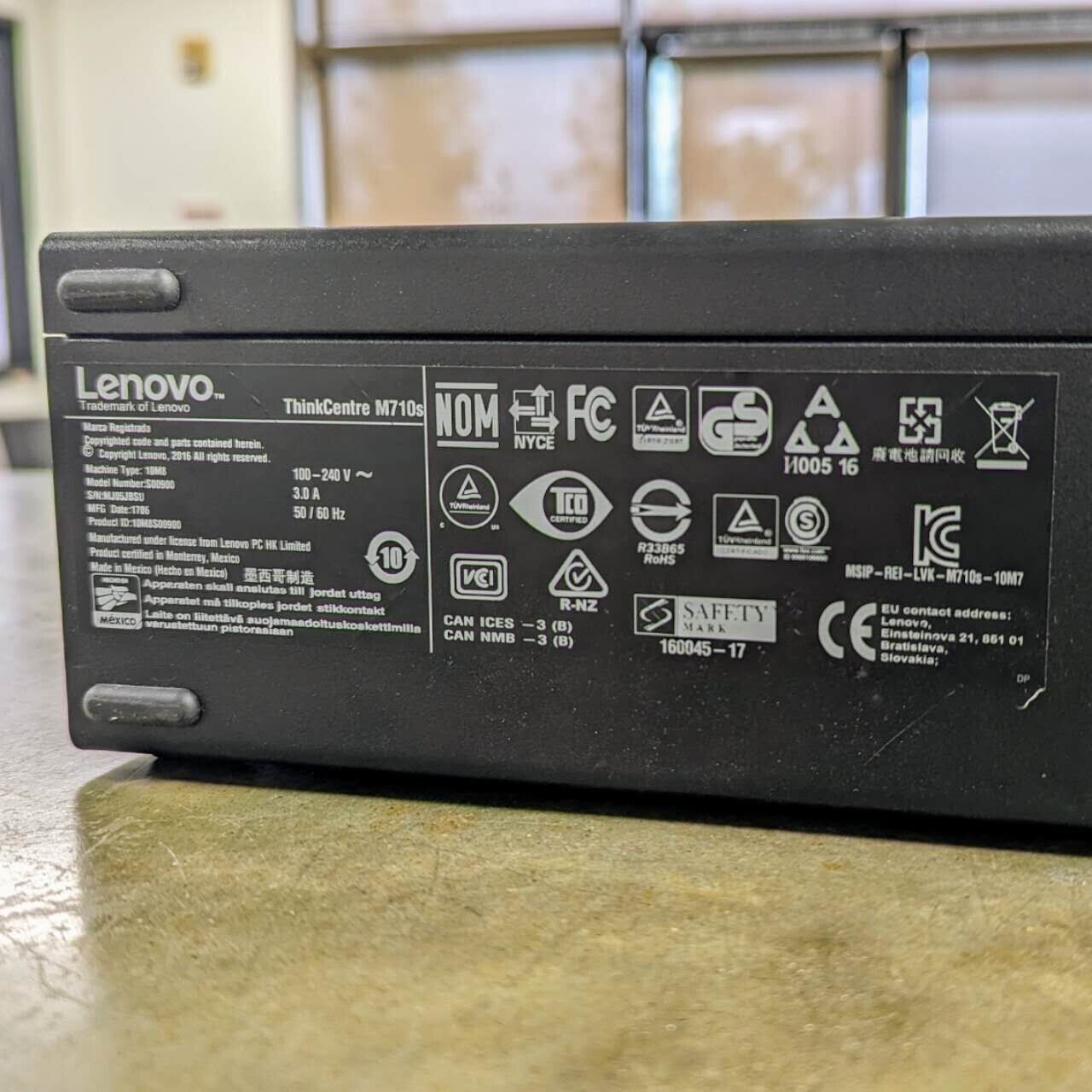 Lenovo Thinkcentre M710s SFF PC i5-6500 3.20GHz 16GB 1TB SSD DVD WIFI