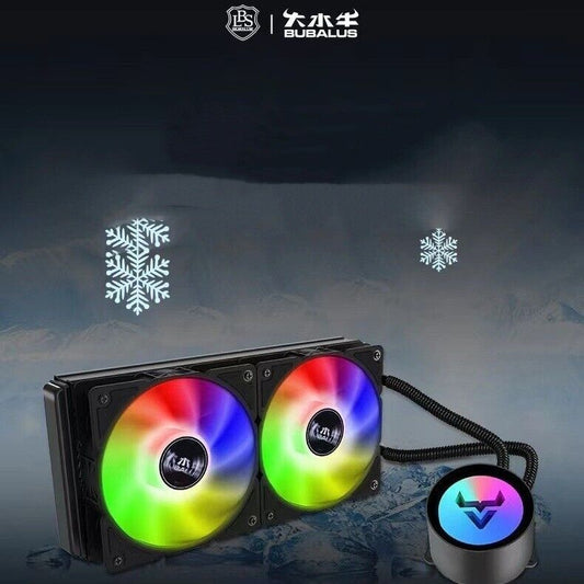DASHUINIU CoreLiquid W240 V2 AIO RGB 240mm CPU Liquid Cooler INTEL AMD 150W
