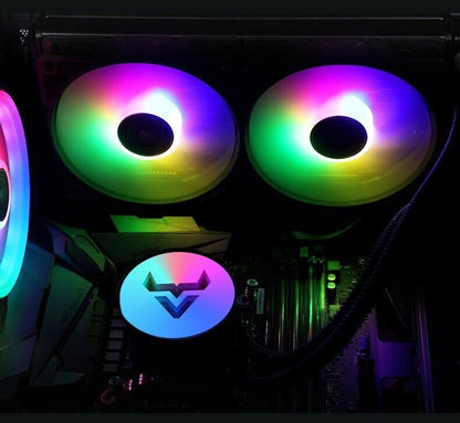 DASHUINIU  240mm ARGB AIO LGA 1700 AM5 Liquid CPU Radiator Cooler AMD INTEL 150W