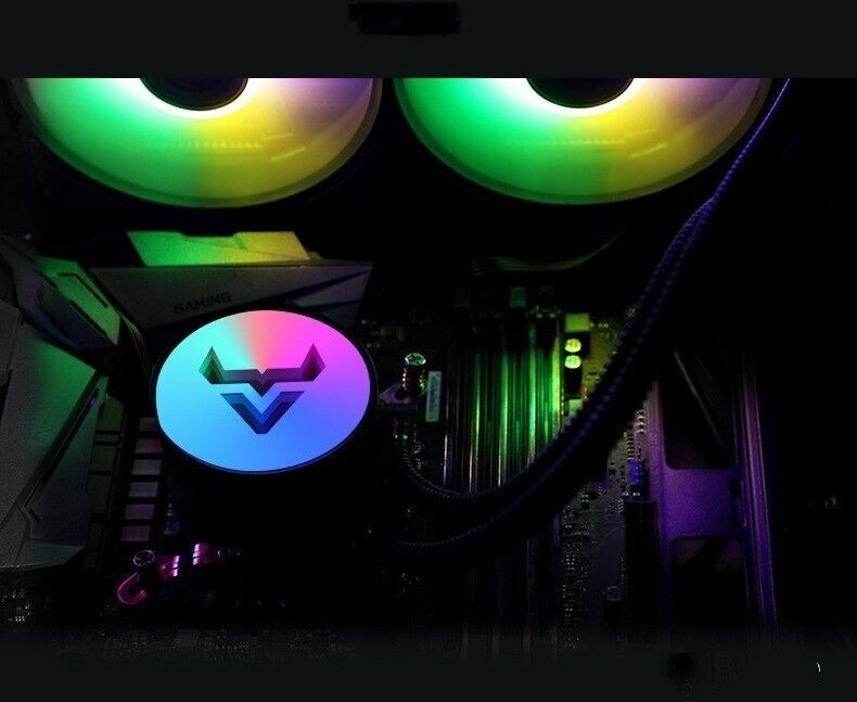 DASHUINIU  240mm ARGB AIO LGA 1700 AM5 Liquid CPU Radiator Cooler AMD INTEL 150W