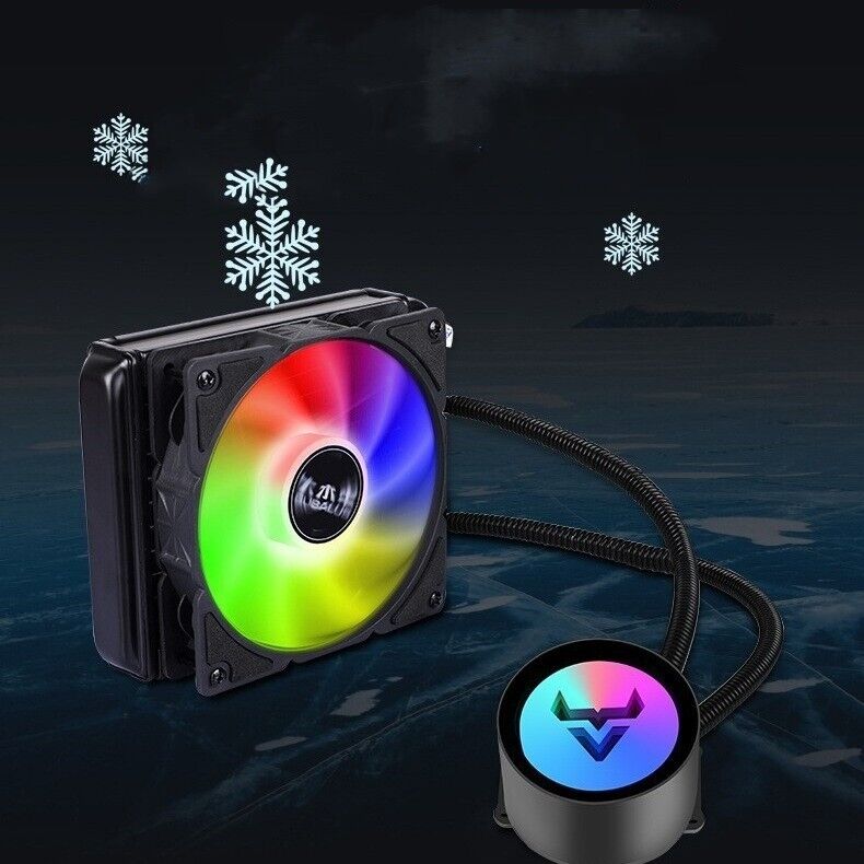 DASHUINIU 120mm AIO Liquid CPU Cooler W120 ARGB 150W