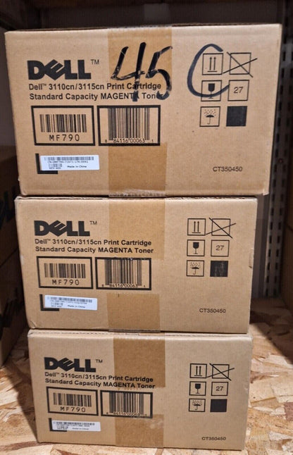Dell MF790 S/Capacity Magenta Toner New Sealed Bag Dell 3115cn & 3110cn