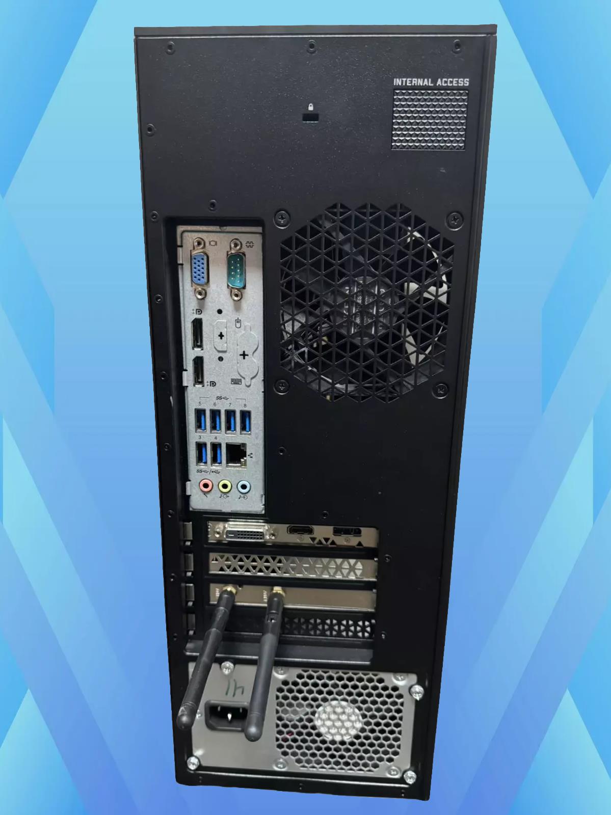 CUSTOM RGB GAMING PC i7 Quad 16GB 1TB SSD RX 5300 Windows 11 Pro WIFI