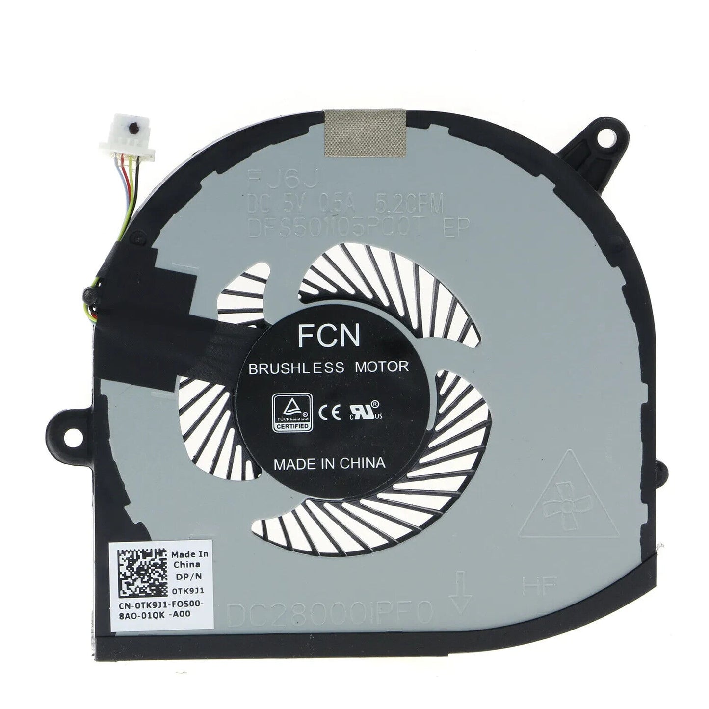 NEW CPU GPU Cooling Fan For Dell XPS 15 9570 TK9J1 08YY9 L+R FAN