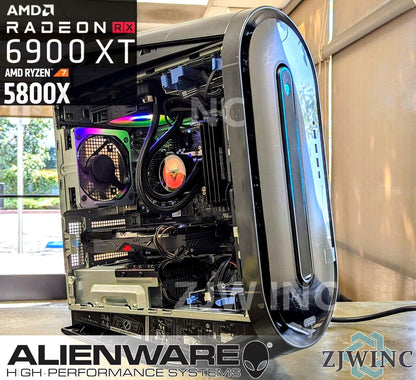 Alienware Aurora R14 Liquid Cooled RYZEN 7 RX 6900XT 16GB 32GB RAM 1TB SSD Win11