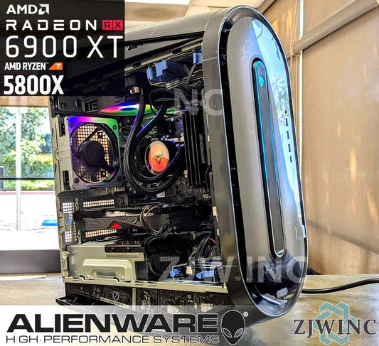 Alienware Aurora R14 Liquid Cooled RYZEN 7 RX 6900XT 16GB 32GB RAM 1TB SSD Win11