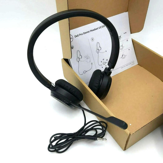 New Dell Jabra UC350 Pro Headphones 74J6M Pro Stereo USB Headset HSC060 ENC060