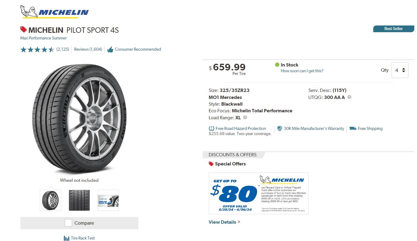 4X 23" MERCEDES GLS450 580 GLS63 AMG FACTORY WHEELS TIRES OEM Maybach GLS600