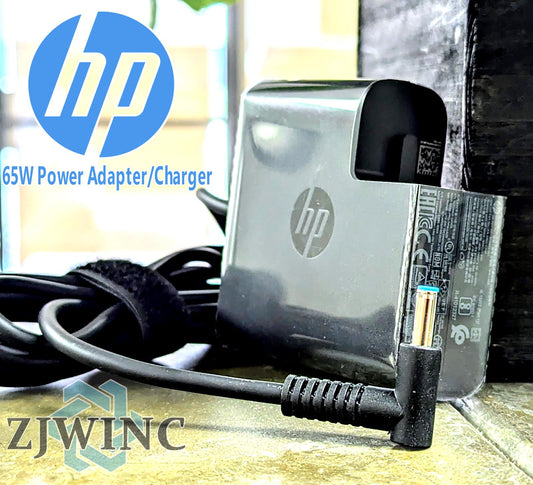 Genuine 65W HP AC Adapter Charger blue tip 19.5V Pavilion 853605-001 TPN-LA05
